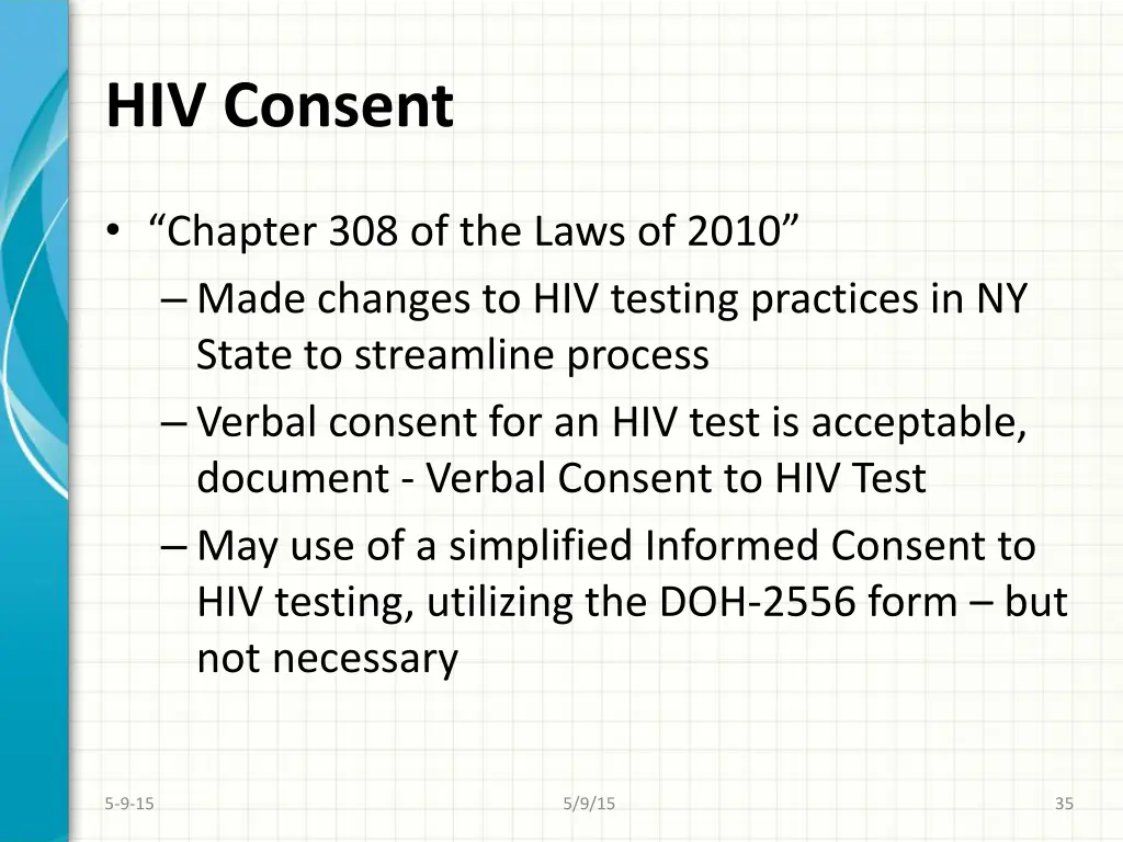 hiv consent