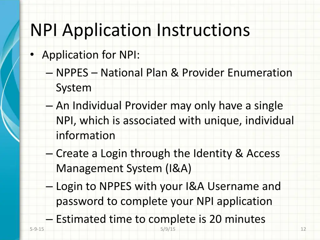 npi application instructions