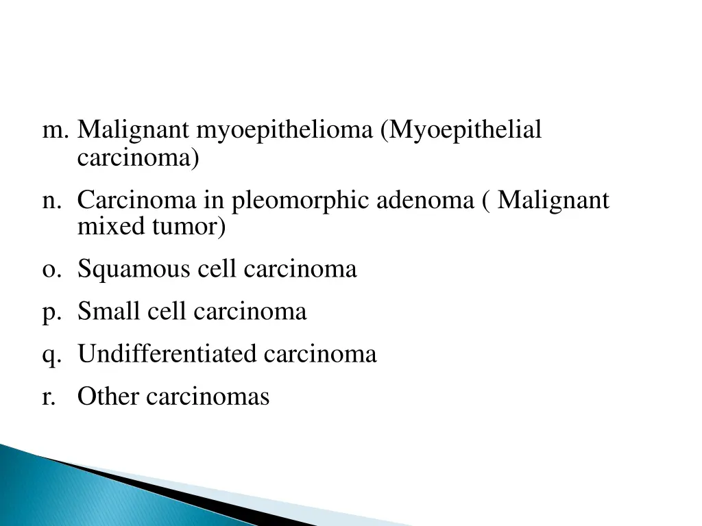 m malignant myoepithelioma myoepithelial