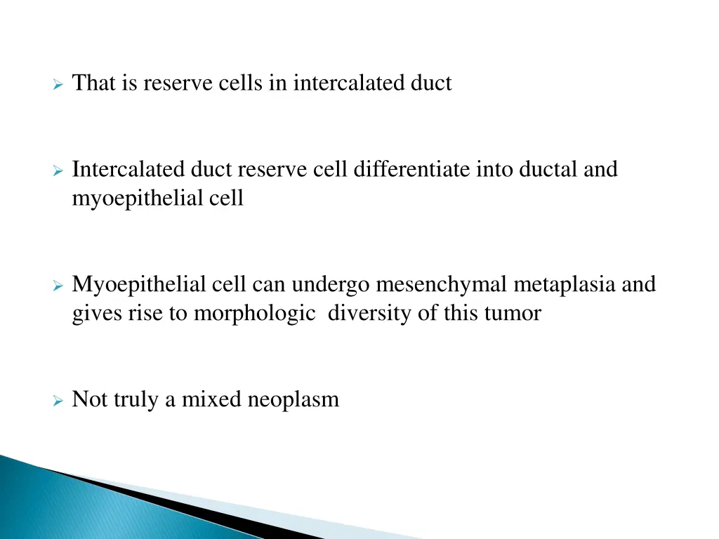 that is reserve cells in intercalated duct