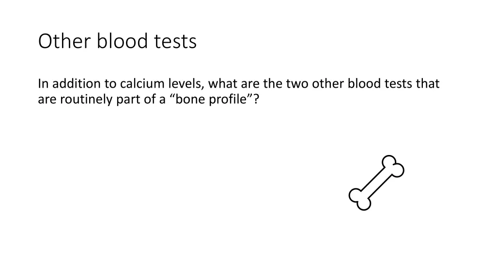 other blood tests