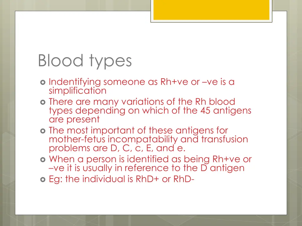 blood types 1