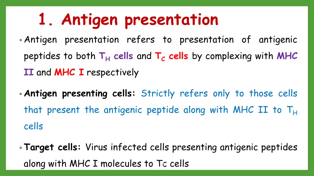 1 antigen presentation 1