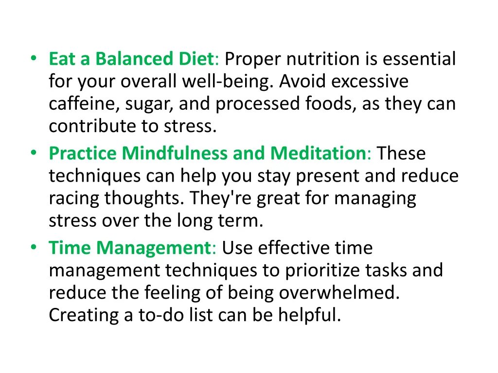 eat a balanced diet proper nutrition is essential