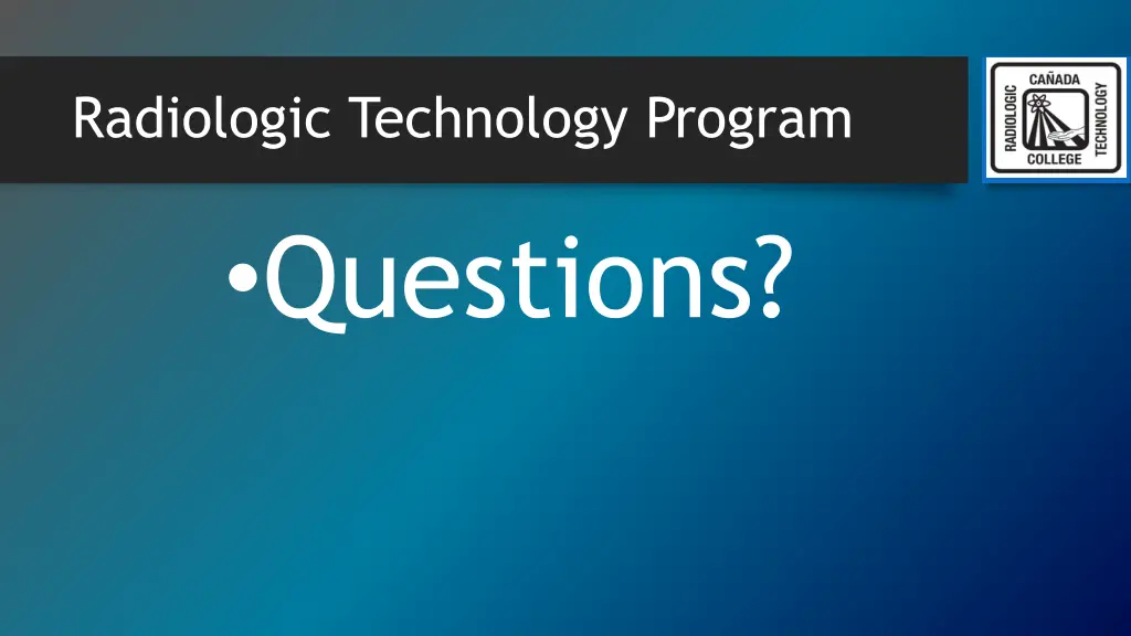 radiologic technology program 1