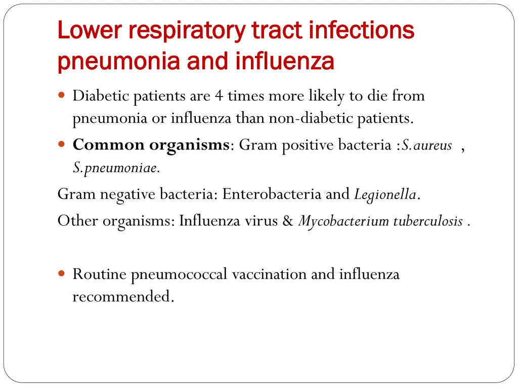 lower respiratory tract infections lower
