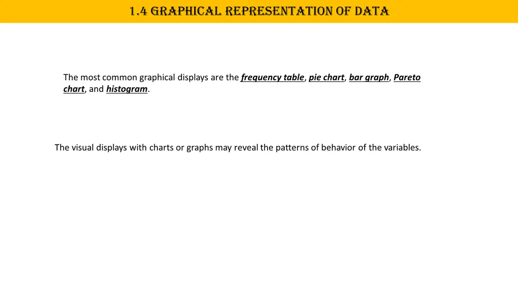 1 4 graphical representation of data