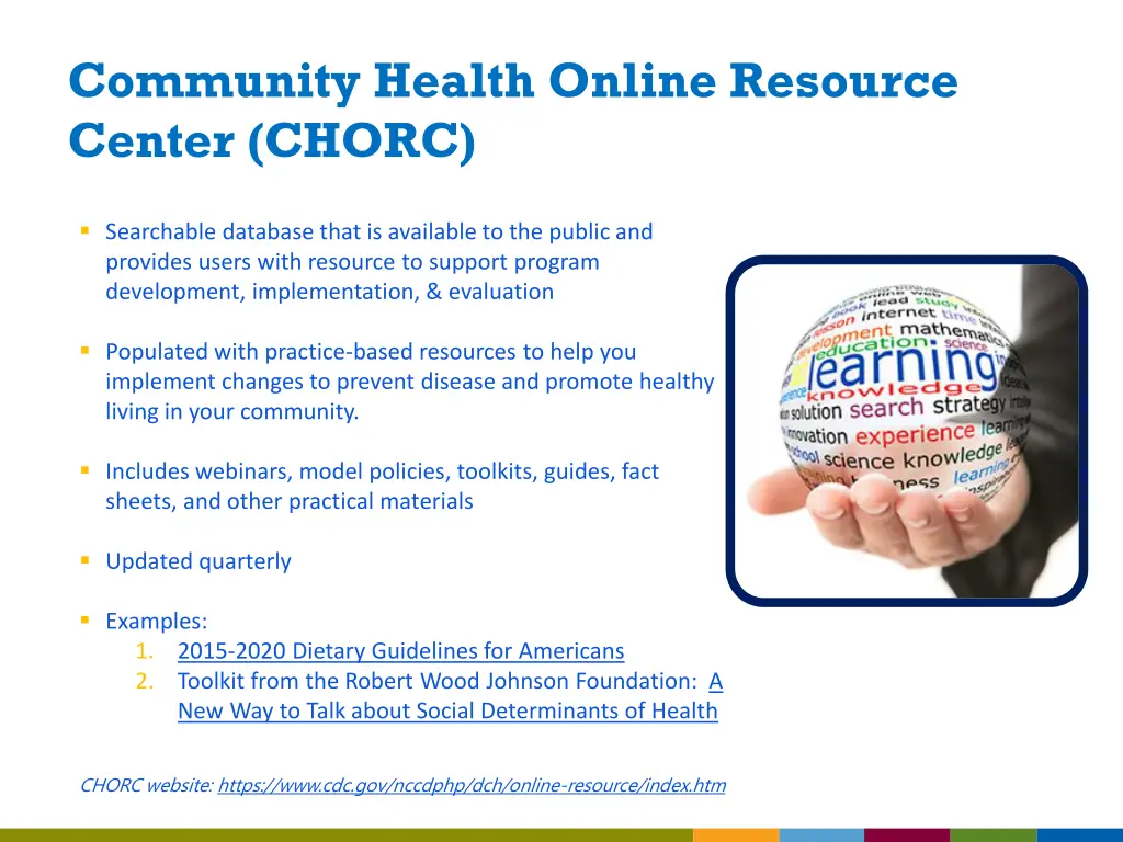 community health online resource center chorc