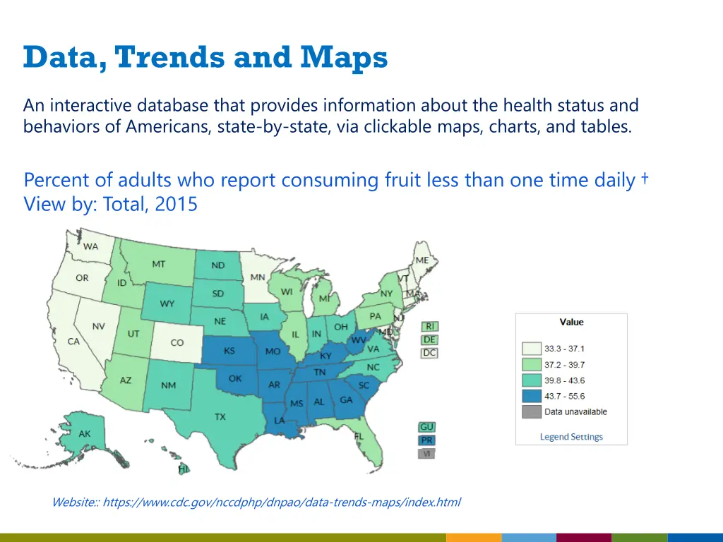 data trends and maps