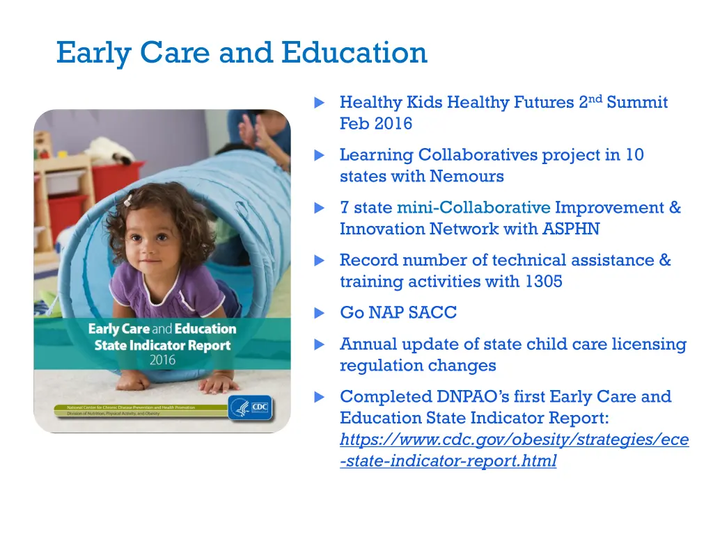 early care and education