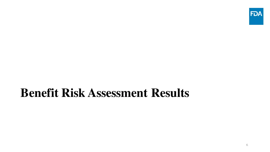 benefit riskassessment results