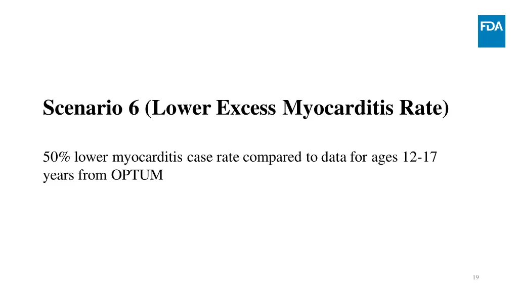 scenario 6 lower excess myocarditis rate