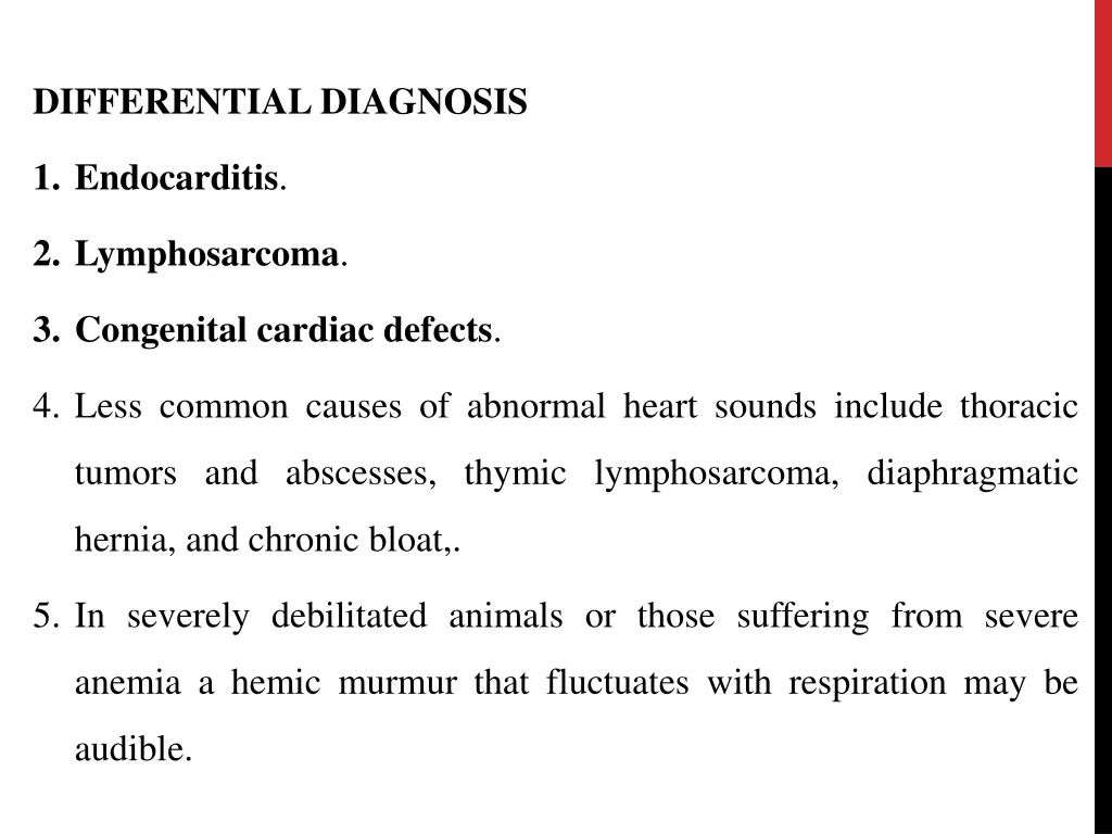differential diagnosis