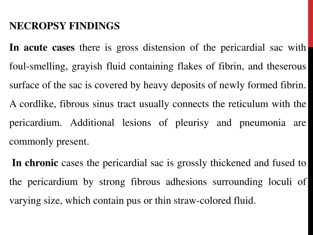 necropsy findings
