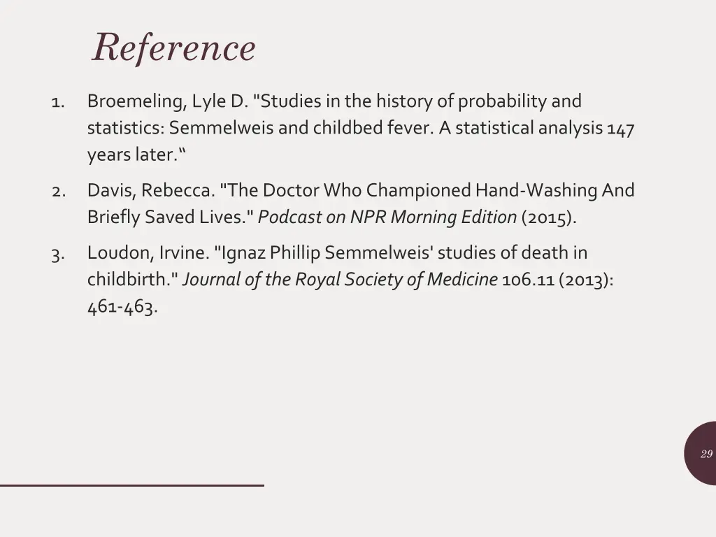 reference