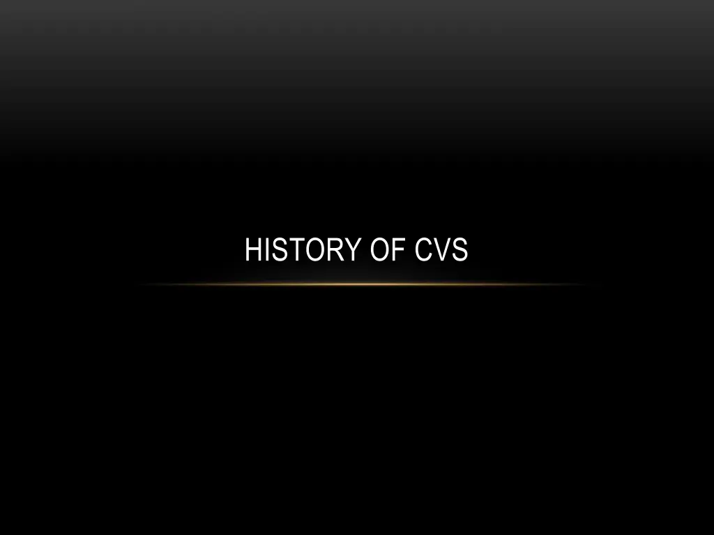 history of cvs