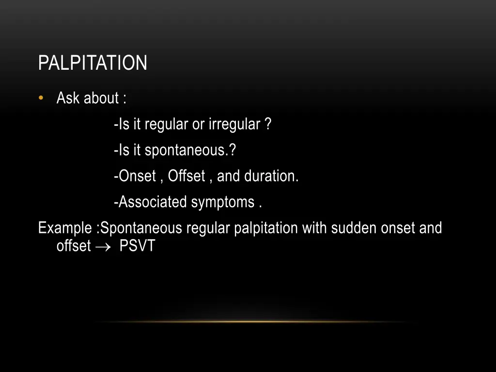 palpitation 1