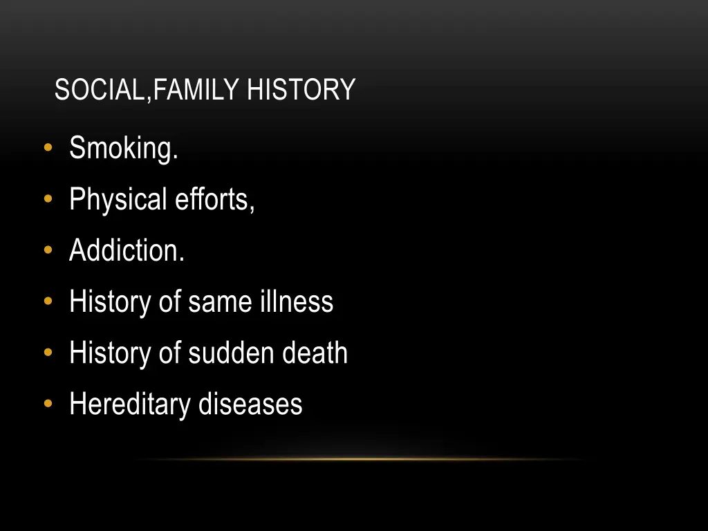 social family history