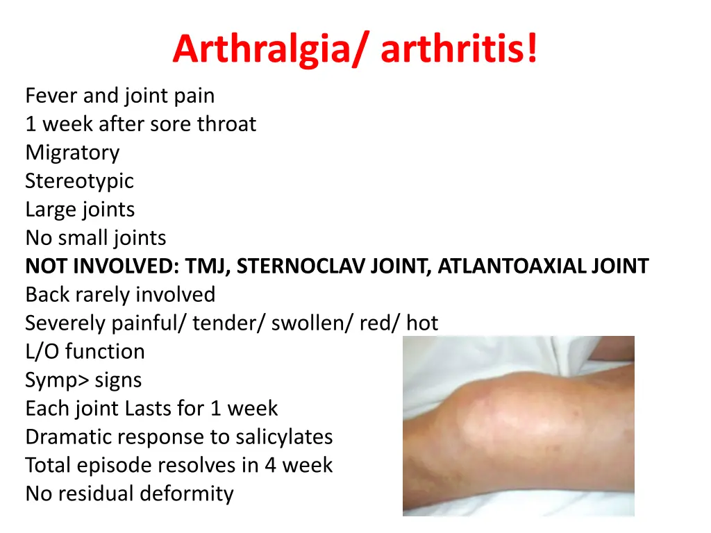 arthralgia arthritis