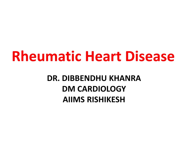 rheumatic heart disease
