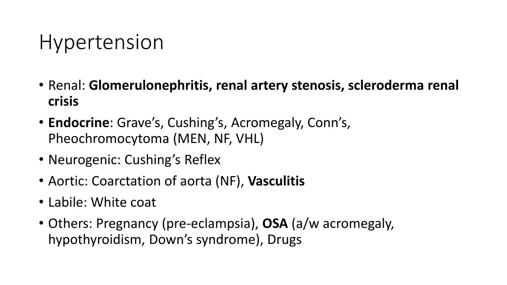 hypertension