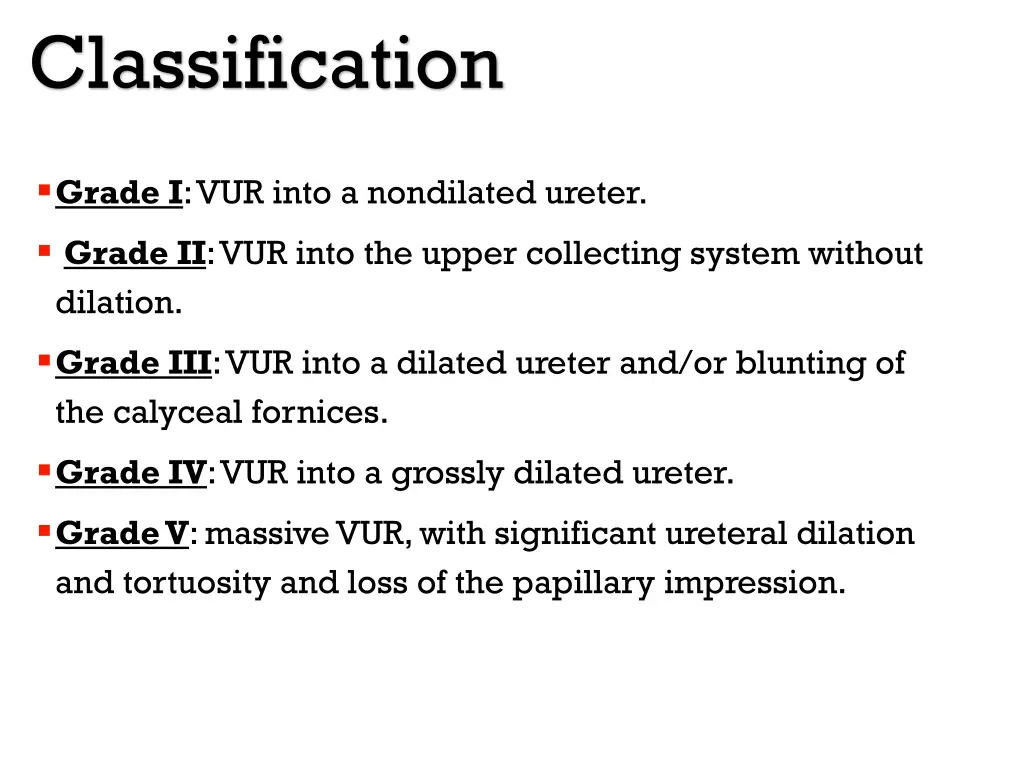 classification