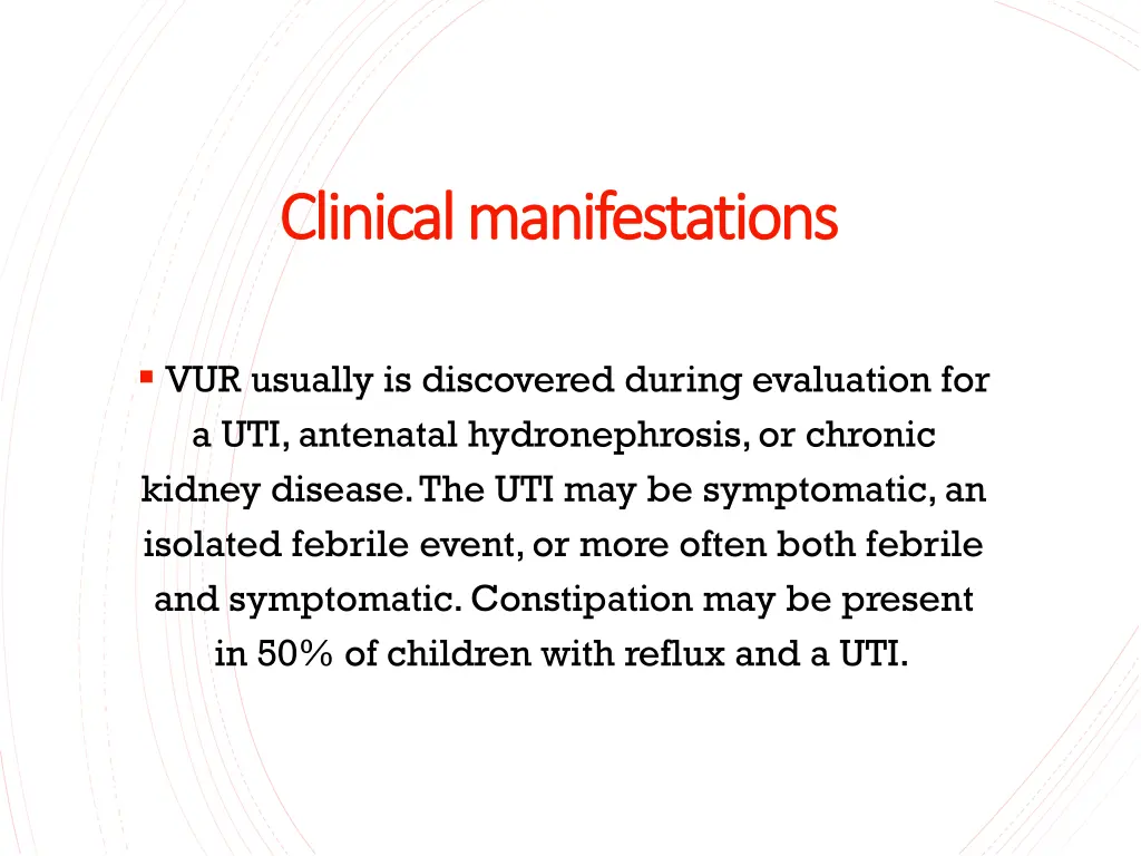 clinical manifestations clinical manifestations
