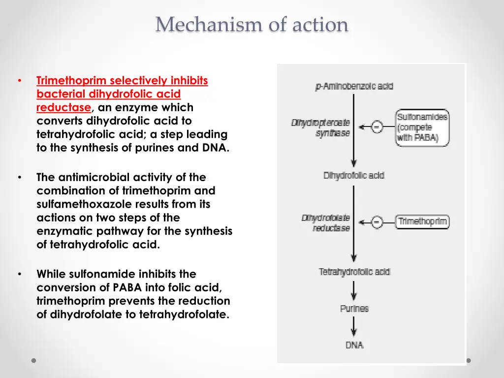 mechanism of action 1