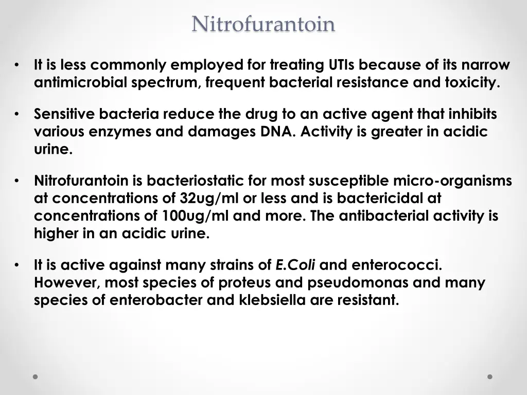 nitrofurantoin