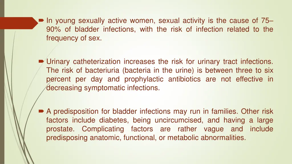 in young sexually active women sexual activity