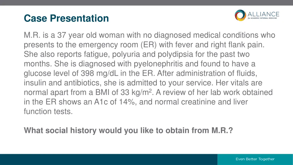 case presentation