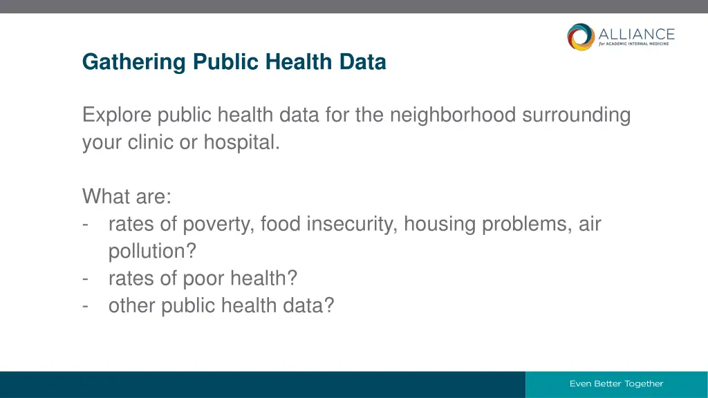 gathering public health data