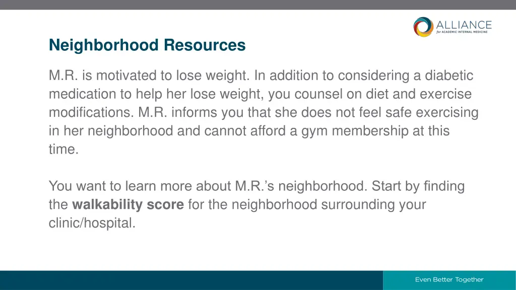 neighborhood resources