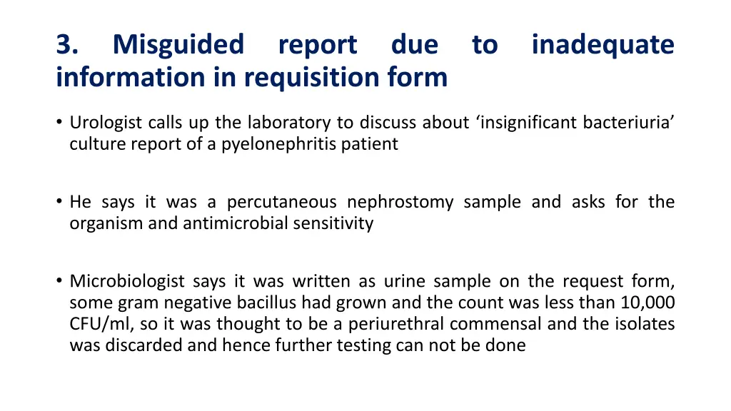 3 information in requisition form