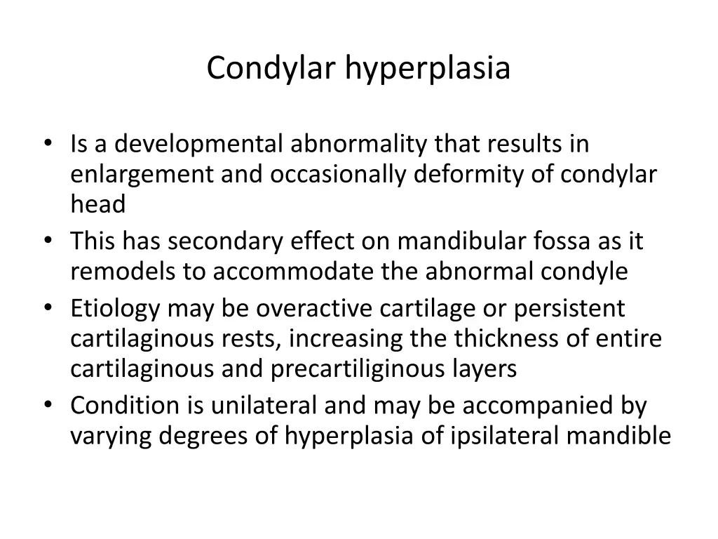 condylar hyperplasia