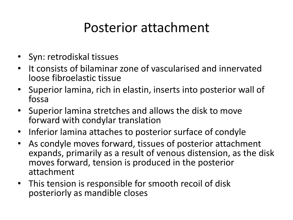 posterior attachment