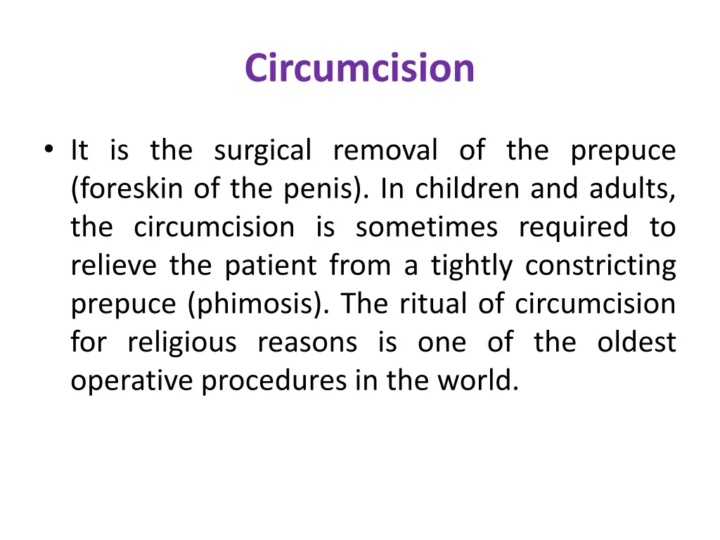 circumcision