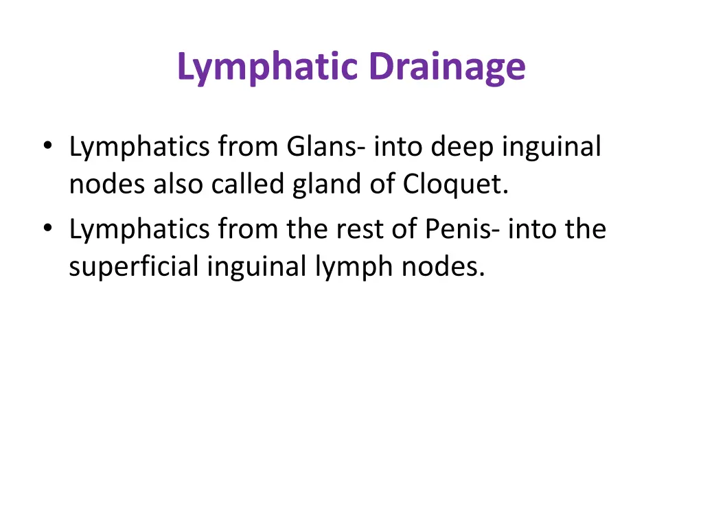 lymphatic drainage