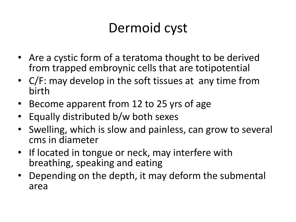 dermoid cyst