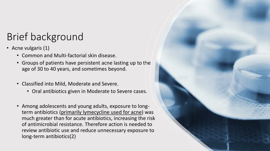 brief background acne vulgaris 1 common and multi