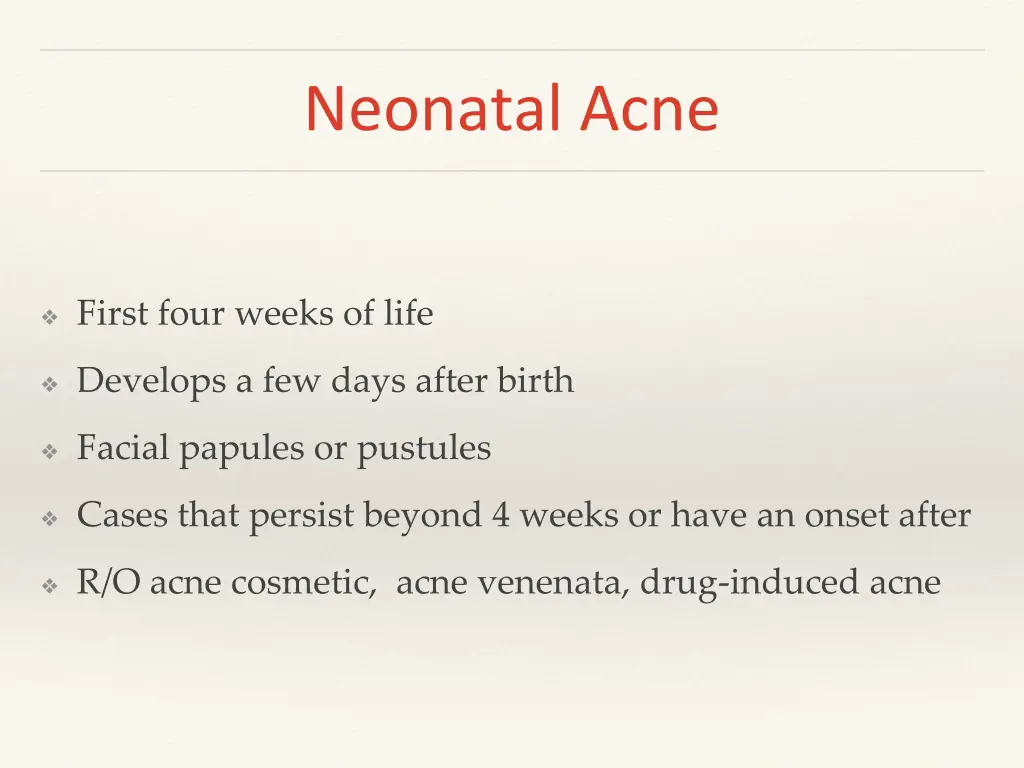 neonatal acne