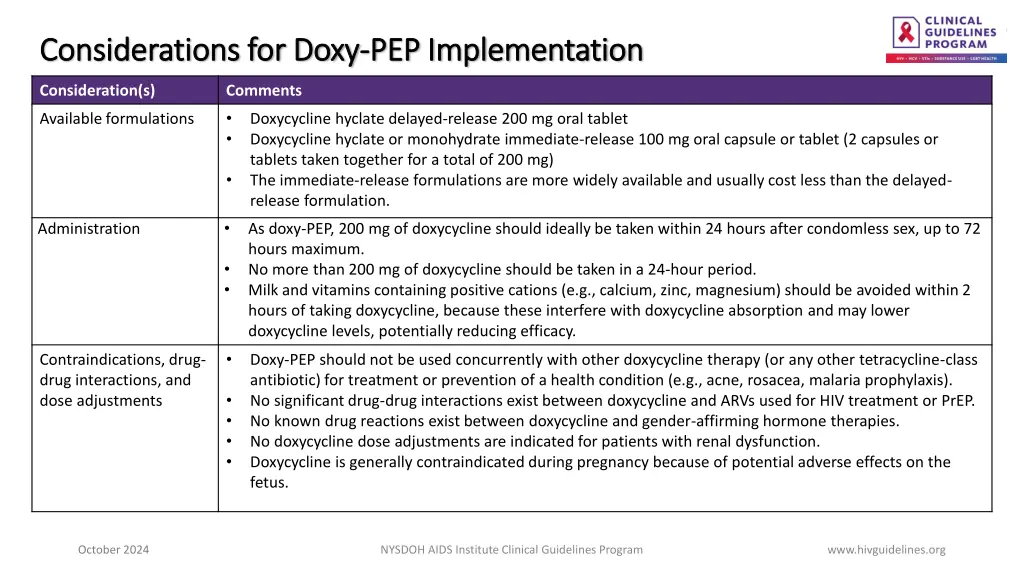 considerations for doxy considerations for doxy