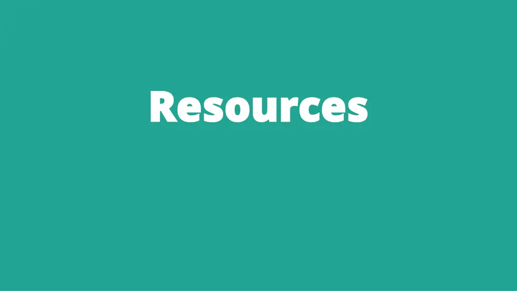resources resources