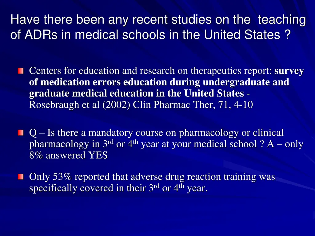 have there been any recent studies