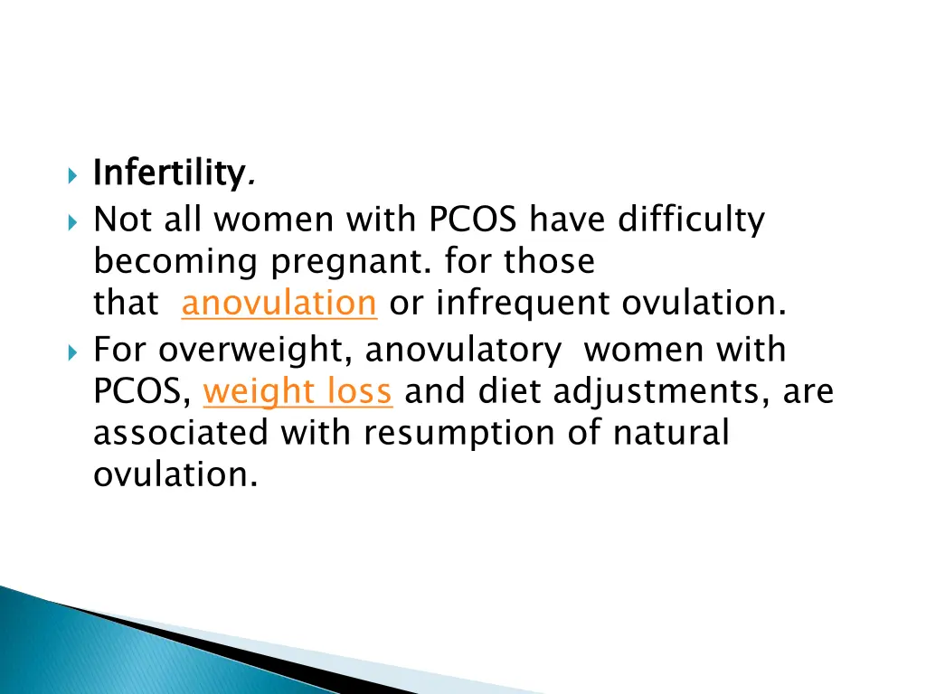 infertility not all women with pcos have