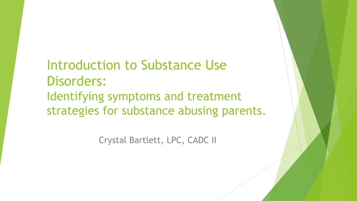 introduction to substance use disorders
