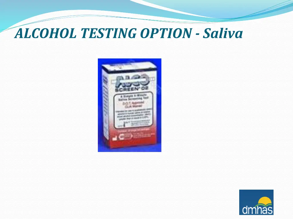 alcohol testing option saliva 1