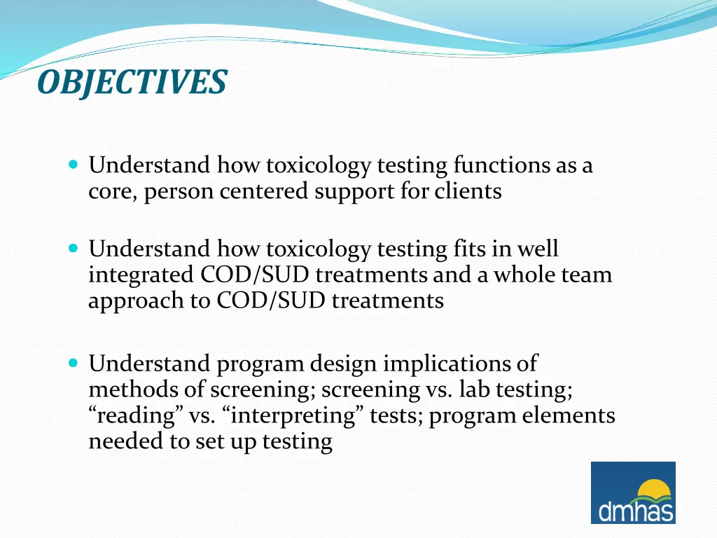 objectives