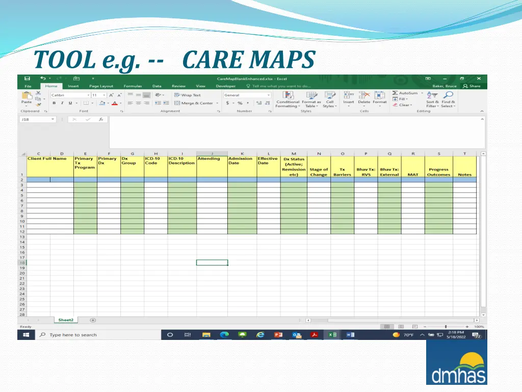 tool e g care maps
