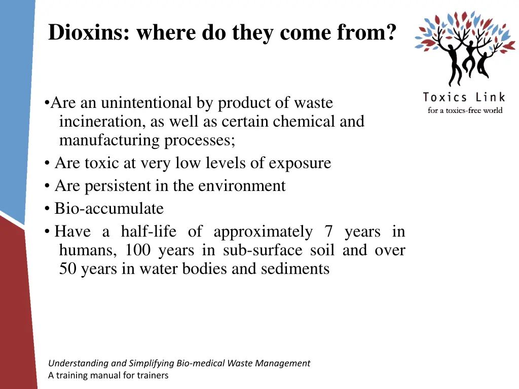 dioxins where do they come from